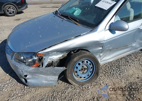 2006 Kia Spectra Ex/Lx/Sx from USA, damaged, VIN KNAFE121265209210